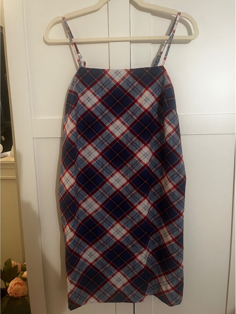 Old Navy Girl’s Plaid Spaghetti Strap Dress Size M